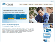 Tablet Screenshot of abacuscc.org